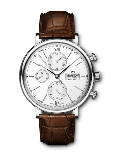 IWC Portofino Chronograph Stainless Steel / Silver IW3910-27 (IW391027)